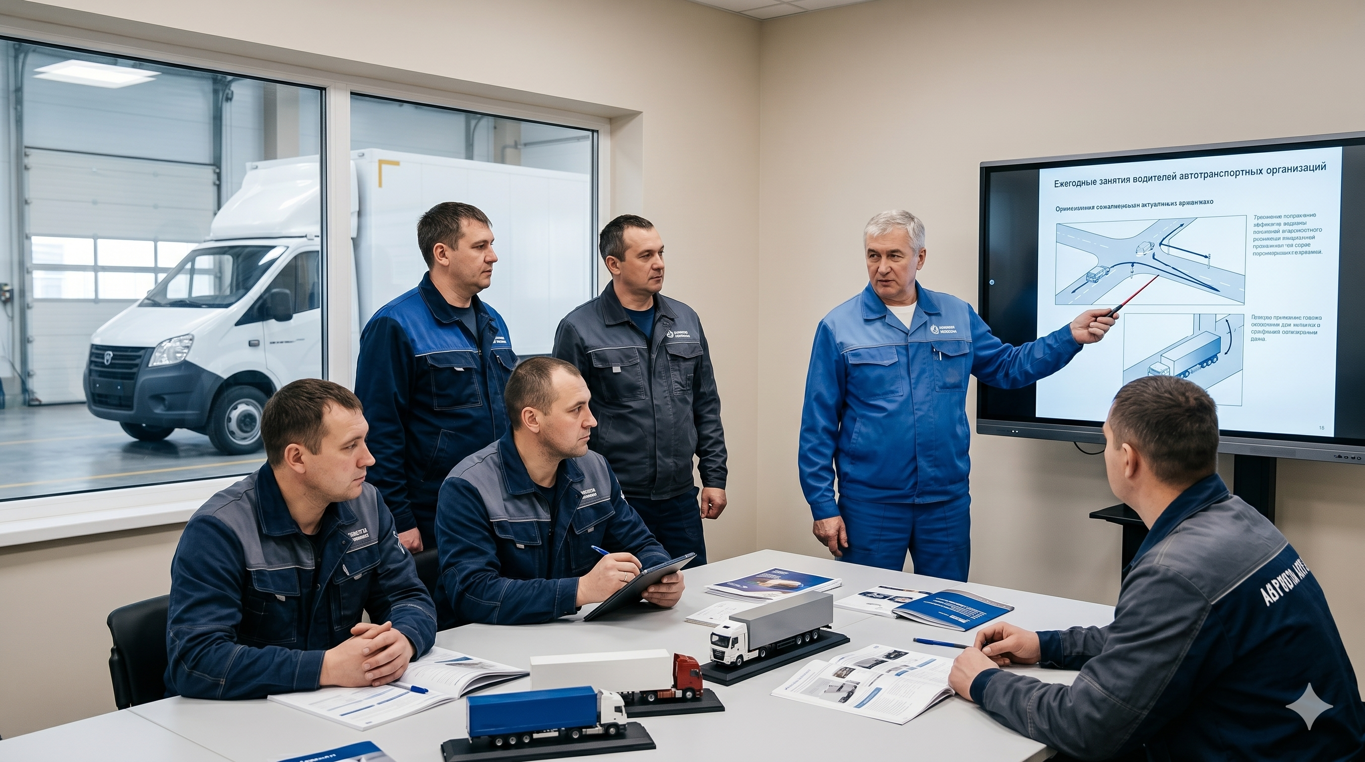 Ежегодные занятия водителей автотранспортных организаций